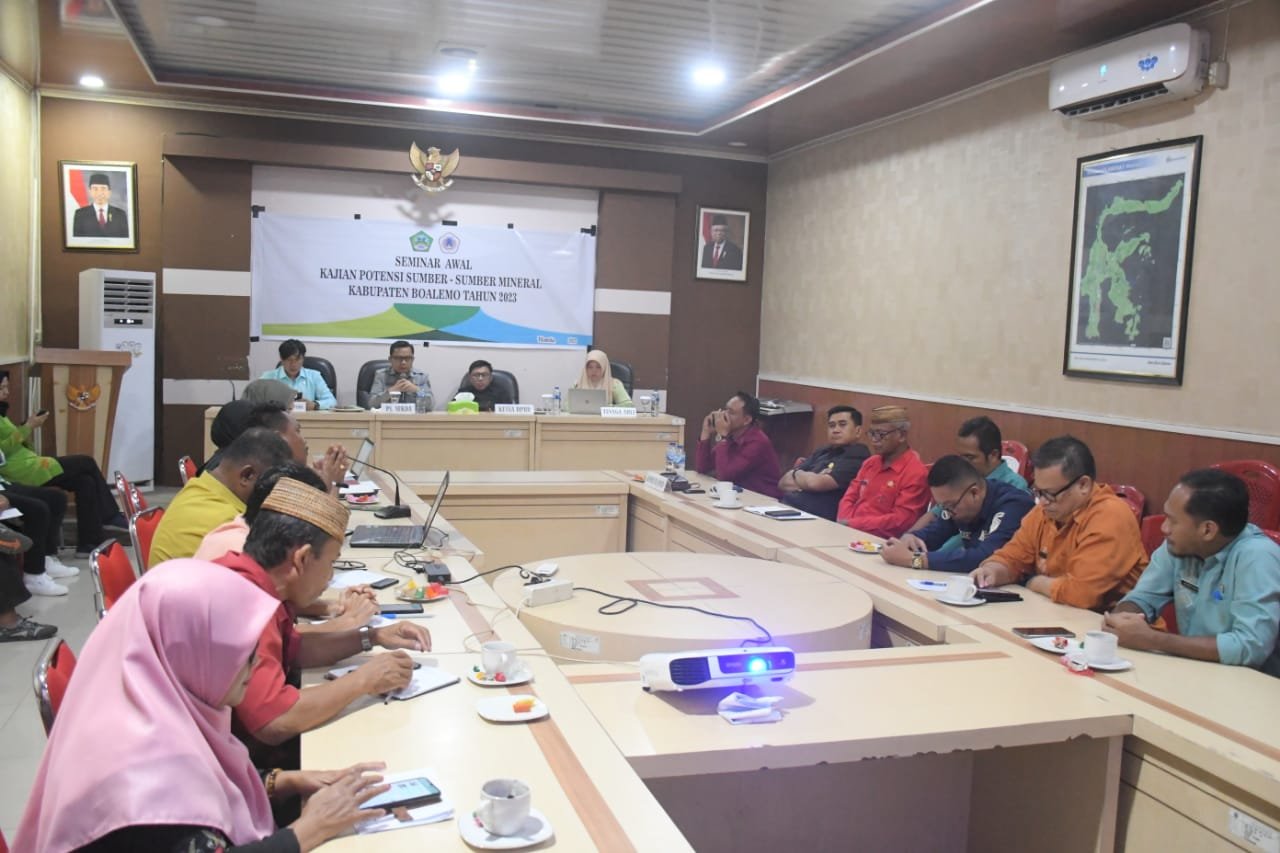 Seminar Awal Kajian Sumber-sumber Mineral di Kabupaten Boalemo