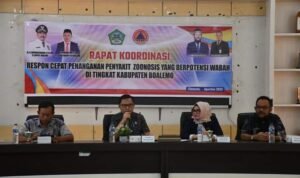 Rapat Koordinasi Respon Cepat Penanganan Penyakit Zoonosis Yang Berpotensi Wabah di Tingkat Kabupaten Boalemo