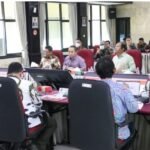 Penjabat Gubernur (Penjagub) Gorontalo Ismail Pakaya,saat melaporkan kinerjanya ke Kementrian Dalam Negeri