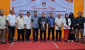 Jajaran Komisi I Deprov Mengunjungi KPU Gorontalo Utara