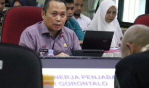 Penjabat Gubernur Ismail Pakaya
