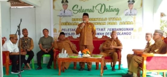 Peletakan Batu Pertama Pembangunan Masjid Jami Al Mukaramah