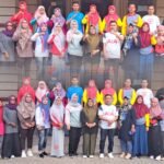 Peserta senam bersama di lingkungan Pemkab Gorut