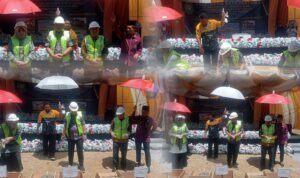 Peletakan batu pertama pembangunan gedung baru pengadilan agama Kwandang