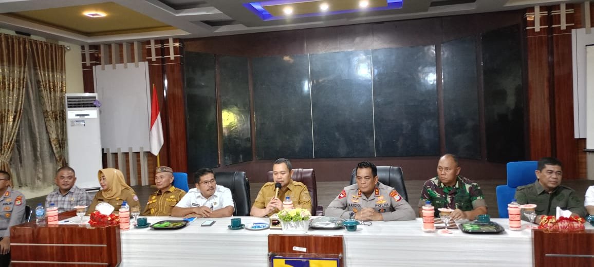 Forkopimda Provinsi Gorontalo dan Forkopimda Pohuwato gelar Rapat Bersama terkait insiden tuntut ganti rugi lahan tambang Pohuwato