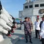 Bupati Gorontalo Utara, Thariq Modanggu saat menghadiri pelepasan KRI Hasan Basri-382(Foto: Humas)