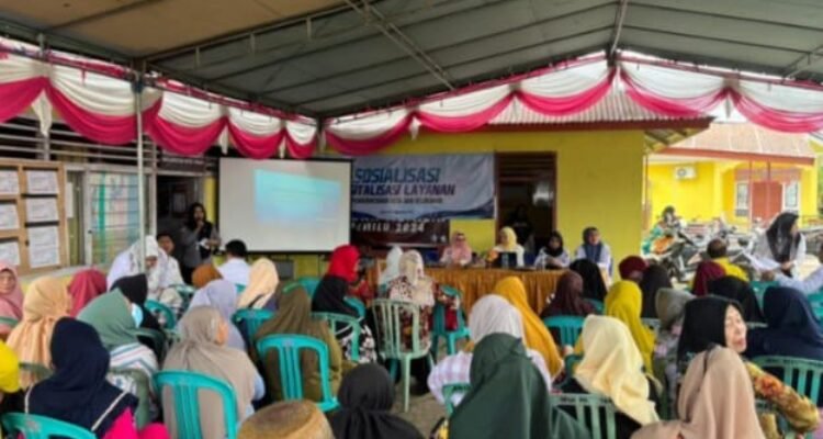 Pelaksanaan sosialisasi Digitalisasi Layanan Administrasi di Desa/Kelurahan bertempat di Kelurahan Tamalate, Kota Gorontalo
