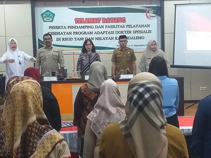 Penerimaan pendamping dan fasilitas pelayanan kesehatan program adaptasi dokter spesialis di RSUD Tani dan Nelayan