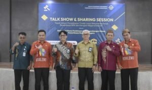 Penjabat Sekda Boalemo, Supandra Nur saat menghadiri Talk Show Sharing Session