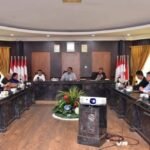 Suasana pertemuan Dua perusahaan asal Jepang yang akan menjajaki kerja sama dengan Pemerintah Provinsi Gorontalo yang disambut langsung oleh Penjabat Sekdaprov Budiyanto Sidiki, di Ruang Huyula, Kantor Gubernur, Kamis (12/10/2023).
