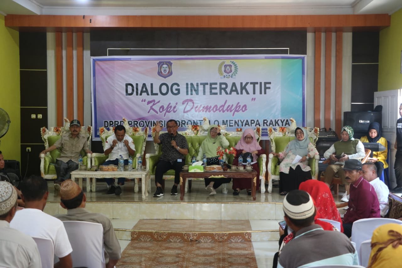 Dialog Interaktif Kopi Dimodupo di gelar Deprov di Kabupaten Boalemo