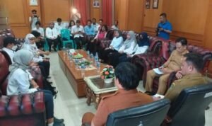 Pemkab Boalemo saat menerima kunjungan Direktorat Jenderal Cipta Karya Balai Prasarana Pemukiman wilayah Gorontalo Kementerian PUPR