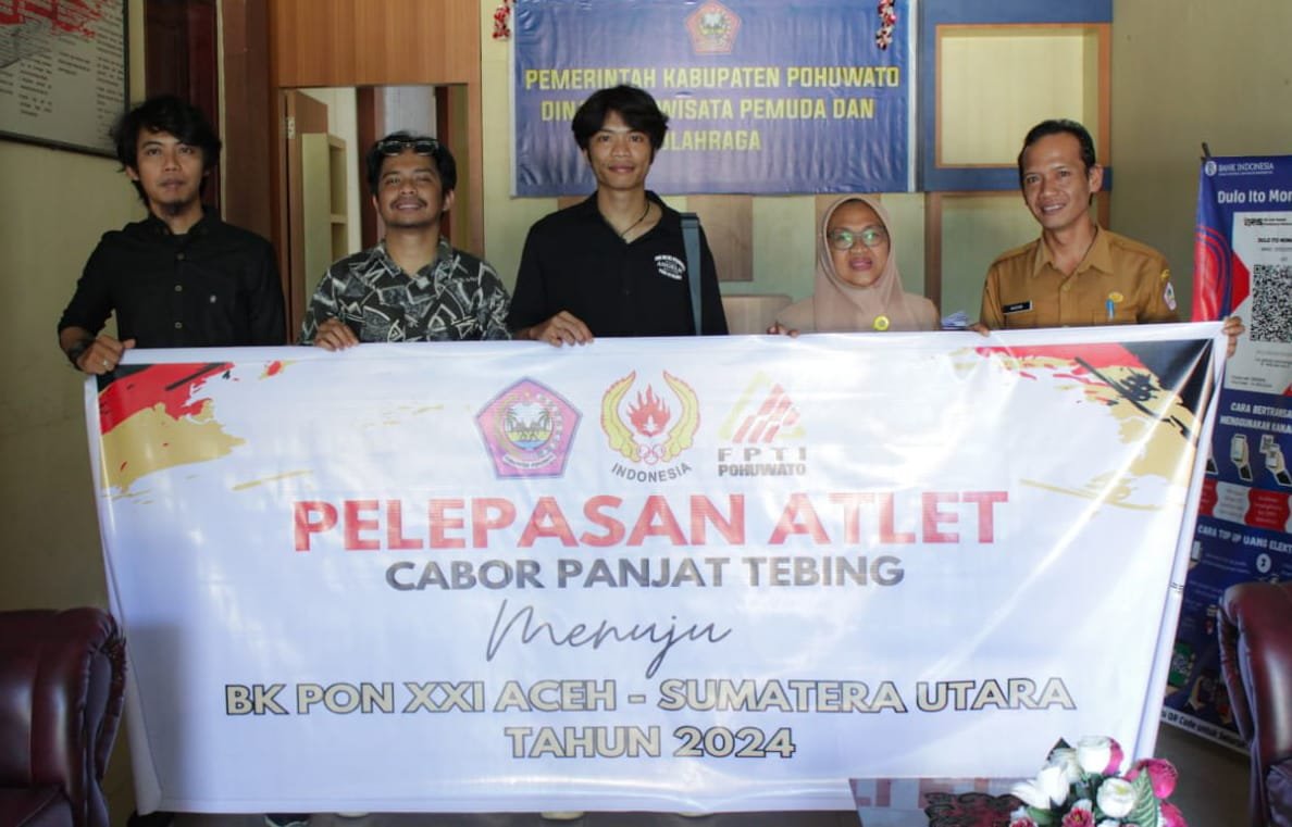 Pelepasan atlet panjat tebing Pohuwato
