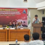 Syarif Mbuinga memberikan sambutan pada pembukaan Kongres KPMIP Ke-IV