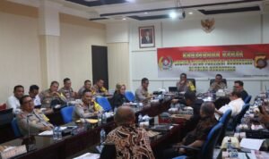 Di pimpin AW Thalib, Komisi 1 DPRD Provinsi Gorontalo melakukan Kunjungan kerja ke Polda Gorontalo