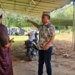 Bupati Gorontalo Utara Thariq Modanggu saat meninjau lokasi Ijtima Ulama