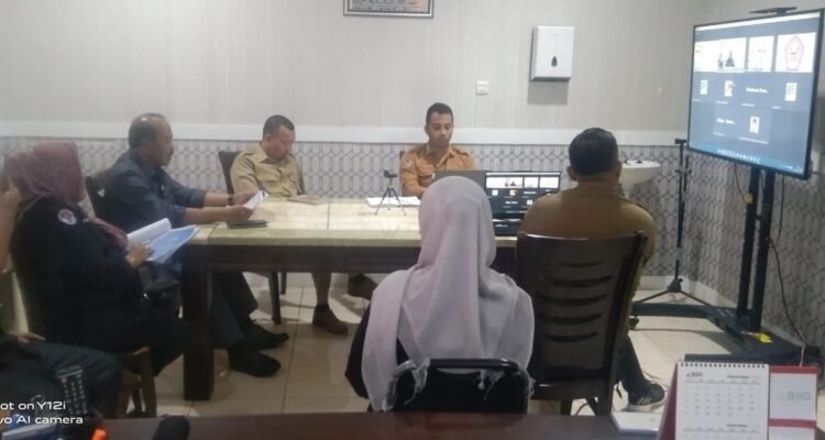 Penjabup Sherman Moridu memaparkan Agenda Of Event Daerah yang akan dilaksanakan Pemerintah Boalemo tahun 2024