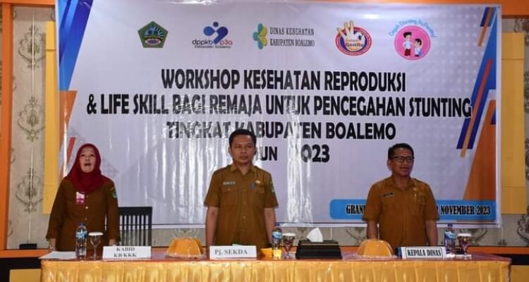 Workshop kesehatan reproduksi oleh DPPKBP3A kabupaten Boalemo
