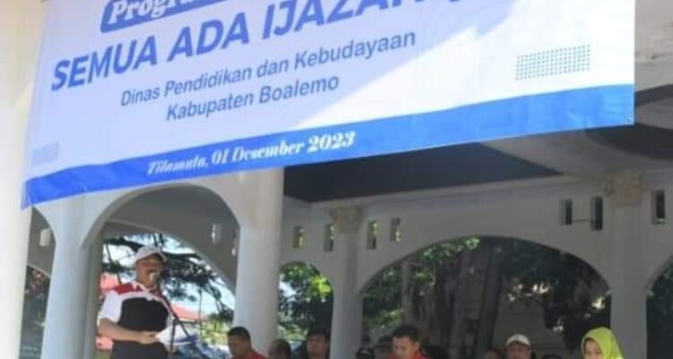 Launching Program Inovasi Daerah Semua Ada Ijazah Dinas Pendidikan dan Kebudayaan Kabupaten Boalemo