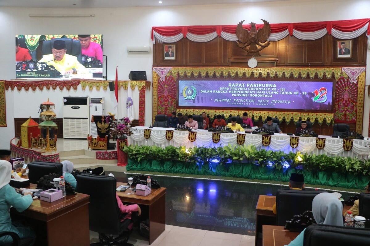 Sidang Istimewah HUT Provinsi Gorontalo ke 23