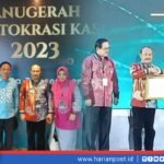 Penerimaan Penghargaan Anugerah Meritokrasi KASN 2023