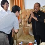 Penjabup Boalemo Sherman Moridu menerima kunjungan Mr. S. Yazaki Tokyo Food jepang