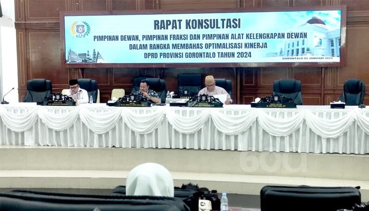 Rapat Paripurna DPRD Provinsi Gorontalo Membahas Tupoksi Legislatif.