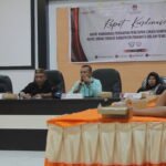KPU Pohuwato menggelar rapat koordinasi persiapan lokasi kampanye rapat umum peserta pemilu 2024, Rabu, 17 Januari 2024