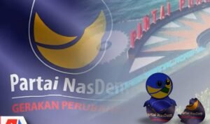 Ilustrasi Nasdem menetas (HarianPost.id)