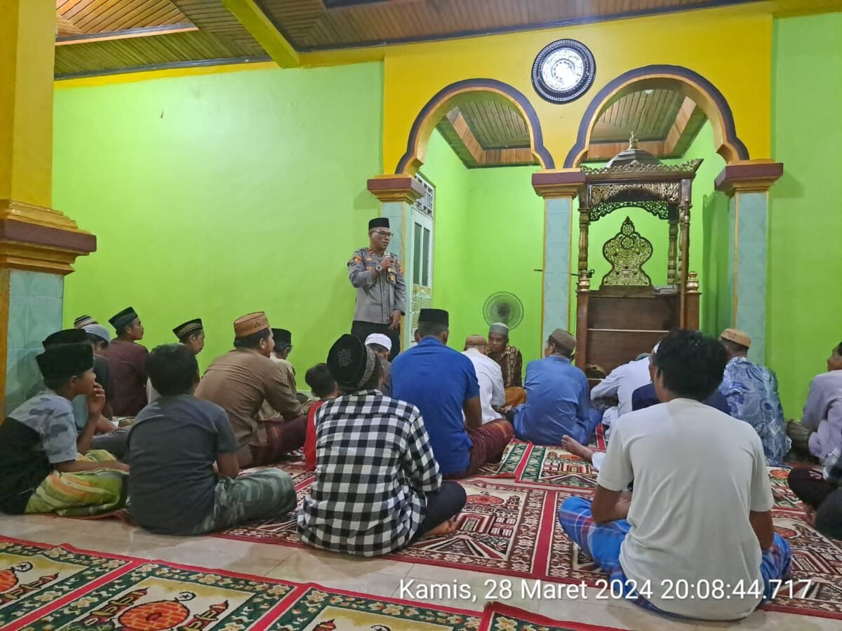 Kapolsek Taluditi himbau warga jaga Kamtibmas selama bulan suci ramadan