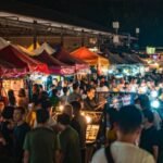 Ilustrasi pasar senggol (Suara.com)