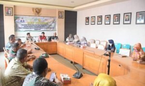 Rapat koordinasi penyaluran bantuan pangan olen pemerintah daerah Boalemo
