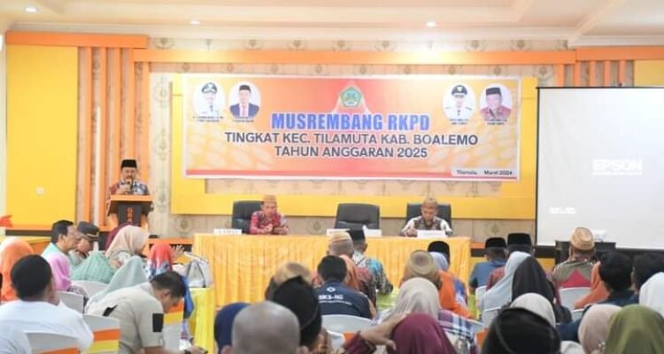 Musrenbang tingkat kecamatan Tilamuta