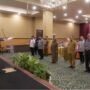 Direktur Jenderal Hak Asasi Manusia RI Dhahana Putra, saat melantik Gugus Tugas Daerah (GTD) Bisnis dan Hak Asasi Manusia (HAM) Provinsi Gorontalo tahun 2023, yang diketuai Penjabat Gubernur Ismail Pakaya.