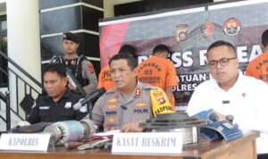 Polres Pohuwato gelar konferensi pers kasus pencurian