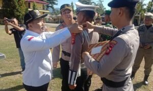 Penjabup Boalemo Sherman Moridu menghadiri apel gelar pasukan operasi ketupat otanaha 2024