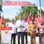 Inpres Jalan Daerah (IJD) di Provinsi Gorontalo diresmikan Presiden RI Joko Widodo bertempat di Desa Polohungo, Kecamatan Dulupi, Kabupaten Boalemo