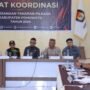 KPU Pohuwato gelar rakor tahapan pelaksanaan pilkada 2024 (Foto Razak)