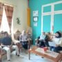 Kasie Promkes Dinkes Provinsi Gorontalo, Nancy Pembengo, S.Si saat melakukan Monitoring dan evaluasi (Monev) Posyandu di UPTD Puskesmas Berlian