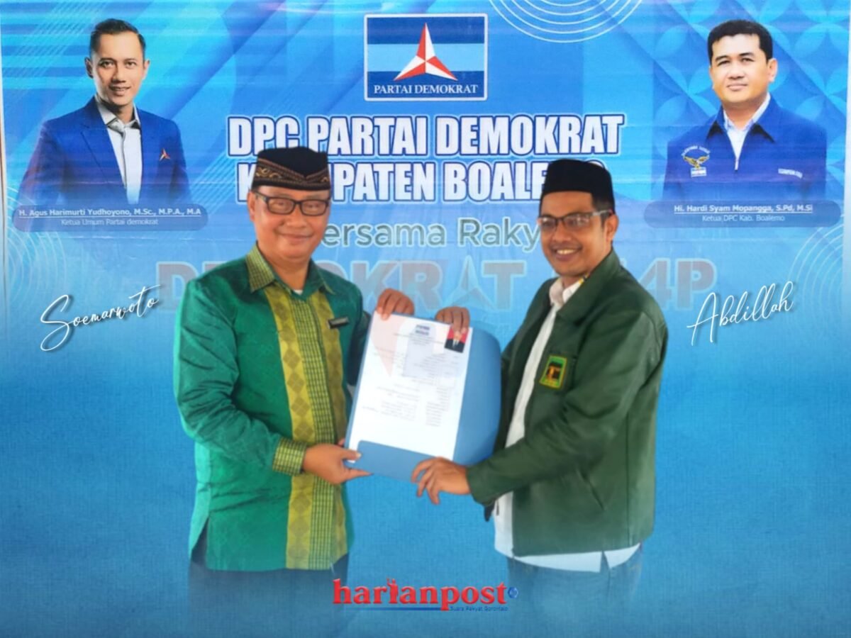 Bakal pasangan MARWAH Mendaftar di Partai Demokrat