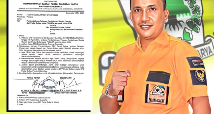 Ketua DPD II Partai Golkar Boalemo, Lahmudin Hambali