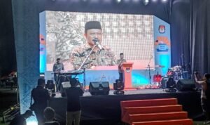 Penjabup Boalemo Sherman Moridu saat menghadiri peluncuran tahapan Pilkada Boalemo 2024