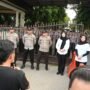 Puluhan Jurnalis Gorontalo gelar aksi di Mapolda Gorontalo