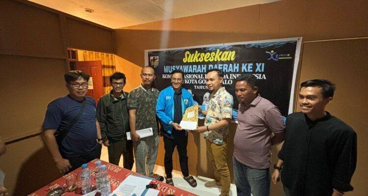 Fachrudin Salilama mendaftar Calon Ketua KNPI KOta Gorontalo, Kamis, 27 Juni 2024