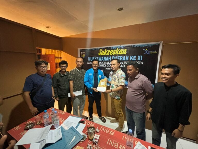 Fachrudin Salilama mendaftar Calon Ketua KNPI KOta Gorontalo, Kamis, 27 Juni 2024