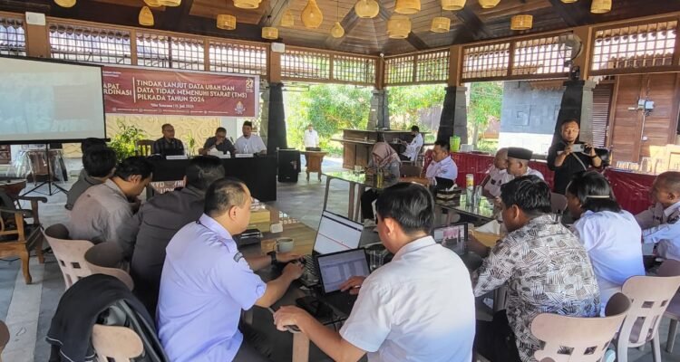 KPU Provinsi Gorontalo gelar Rakor Tindak Lanjut data ubah dan data TMS Pilkada 2024