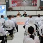 Penjabat Bupati Boalemo Sherman Moridu saat memberikan materi pada orientasi PPPK kabupaten Boalemo
