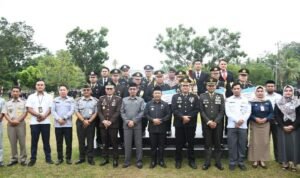 Foto bersama di HUT Bhayangkara yang digelar Polres Boaleme