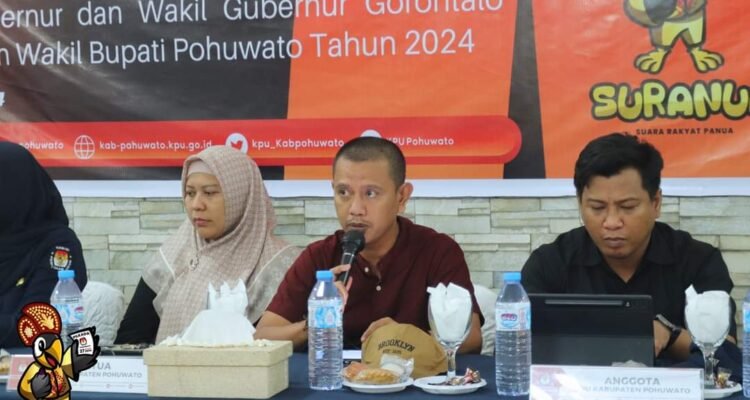 KPU Pohuwato gelar rakor evaluasi coklit data pemilih Pilkada 2024 (Foto Humas KPU Pohuwato)