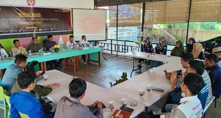 KPU Pohuwato gelar sosialisasi pilkada teehadap pemilih segman pemilih muda